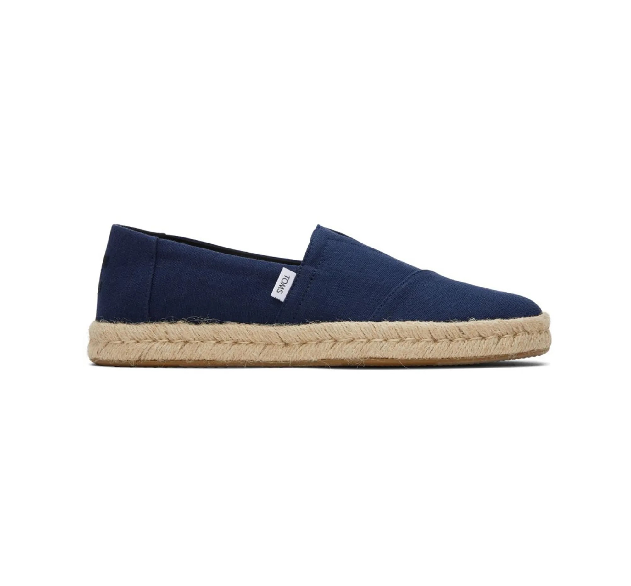 LCM-ALPARGATA ROPE NAVY RECYCLED COTTON SLUBBY WOVEN 10019870-1